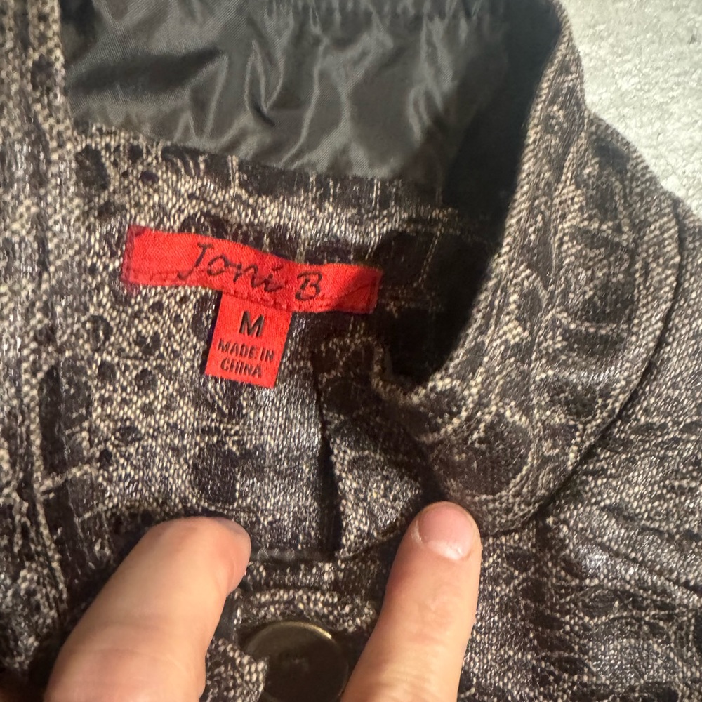 Chic Crocodile Pattern Jacket Joni B - image 7